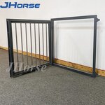 Horse Stall Hinged Window Factory - OEM/ODM Custom Heavy Duty Steel Prefab Toughened Glass Stall Hinged Window