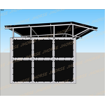 Hot-dipped Galvanized Pipe Horse Stable Factory - OEM/ODM Custom High Quality Hot-dipped Galvanized Pipe Horse Stable