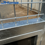 Temporary Horse Stable Manufacturer - OEM/ODM Custom 10ft Steel Stall with Door Roof Portable Modular Panel