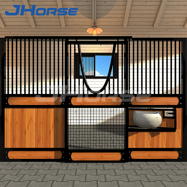 Hay Feeder Barn House Gate Factory - OEM/ODM Custom Free Steel Grids Hay Feeder Barn House Gate Horse Stables