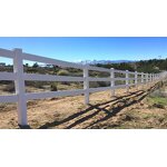 Portable Horse Farm Fence Factory - OEM/ODM Customized White Portable Horse Farm PVC Steel Fence with Gate