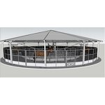 Simple Horse Walker Manufacturer - OEM/ODM Custom Simple Affordable Horse Walker with Without Roof