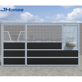 Portable Horse Stables Stall Manufacturer - OEM/ODM Custom Portable Horse Stables Construction Steel Frame Shelter