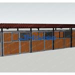 Customized Design Horse Stable Barn Stalls Factory - OEM/ODM Customized Design Horse Stable Barn Stalls with Roof