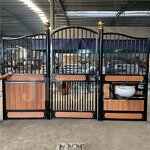 Waterproof Anti Rust Horse Stable Stall Manufacturer - OEM/ODM Custom Waterproof Anti Rust Door Frame Bamboo Equine Stable