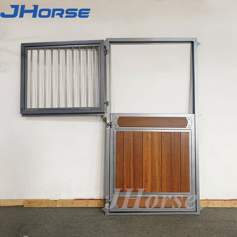Horse Barn Dutch Stable Door Factory - OEM/ODM Custom Indoor Exterior Durable Wooden Metal Dutch Stable Door