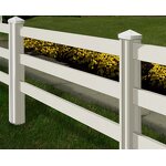 PVC Horse Fence Factory - OEM/ODM Custom Sustainable China Supplier Beautiful Horse Farm Ranch Pvc Fence