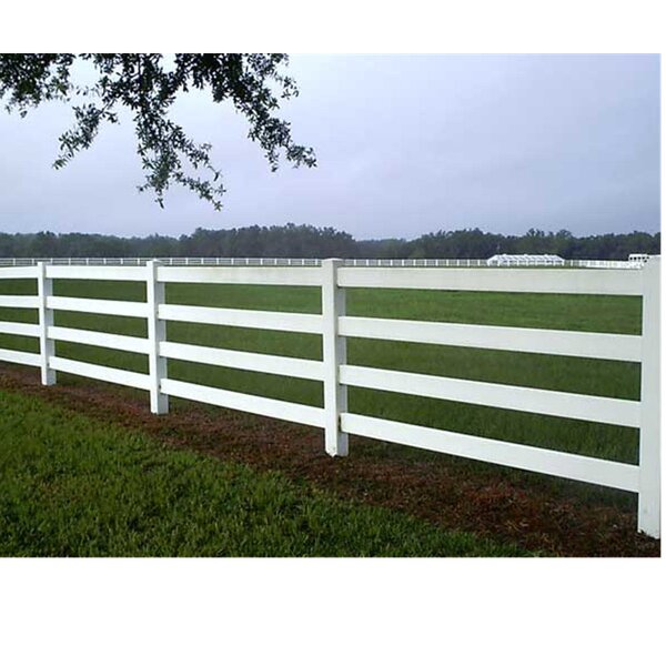 Portable Horse Farm Fence Factory - OEM/ODM Customized White Portable Horse Farm PVC Steel Fence with Gate