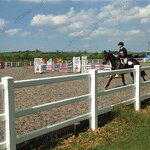 PVC Horse Fence Factory - OEM/ODM Custom China Supplies UV Resistant Racecourse PVC Horse Fence with Gates