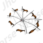 Horse Exercise Equipment Factory - OEM/ODM Custom Best Quality Horse Walker with Pvc Fence Dual-motor