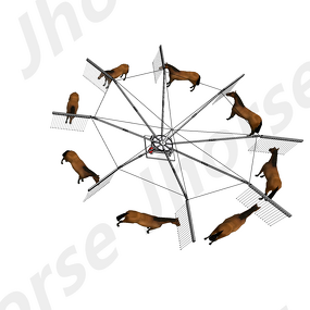 Horse Exercise Equipment Factory - OEM/ODM Custom Best Quality Horse Walker with Pvc Fence Dual-motor