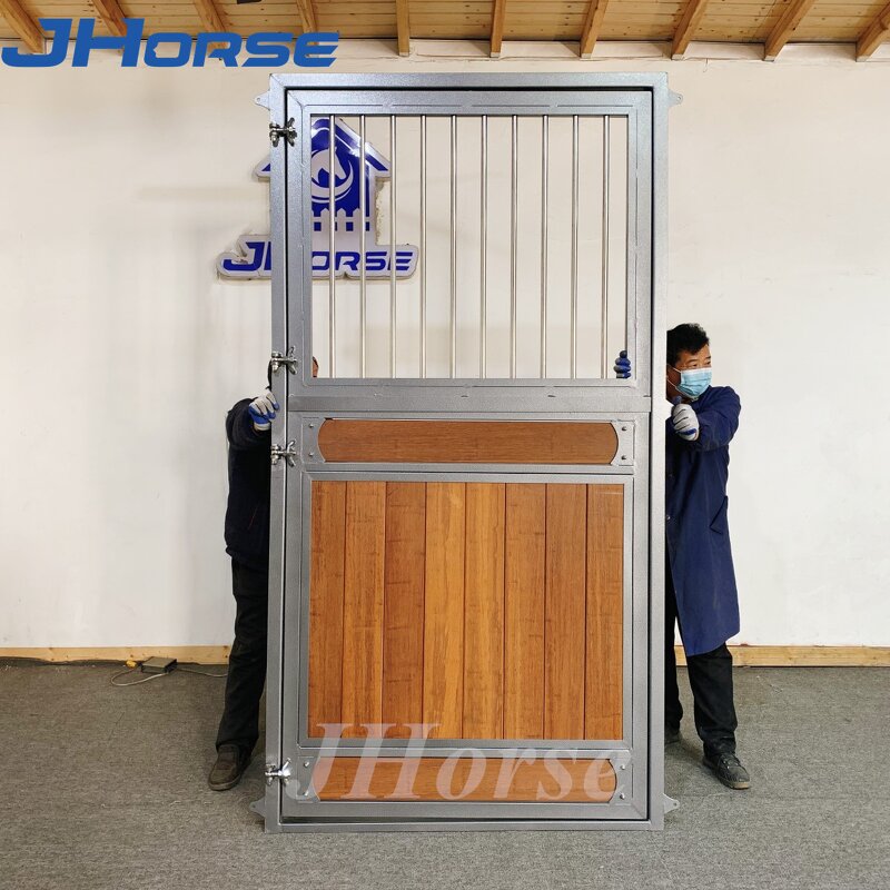 Horse Stable Paddock Door Manufacturer - OEM/ODM Custom Exterior Durable Wooden Metal Barn Dutch Paddock Door