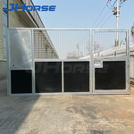 Temporary Steel Fence Manufacturer - OEM/ODM Custom Light-Duty Farm Easy Stall Temporary Steel Fence HDPE Panel