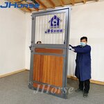 Horse Barn Dutch Stable Door Factory - OEM/ODM Custom Indoor Exterior Durable Wooden Metal Dutch Stable Door