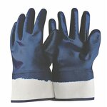 Work Gloves Manufacturer - OEM/ODM Custom Cotton Jersey Blue Nitrile Coated Work Gloves