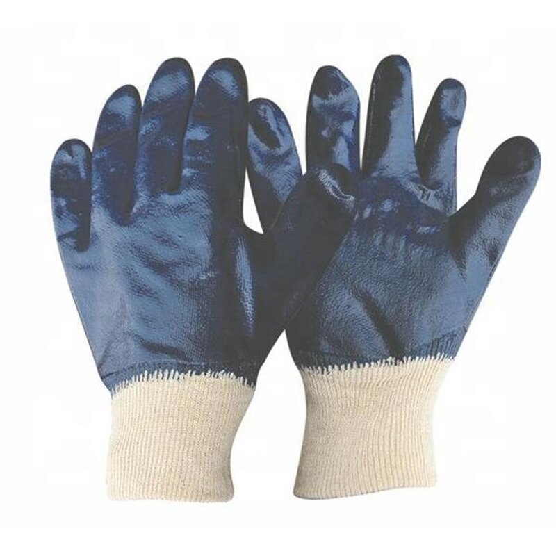 Industrial Work Glove Factory - OEM/ODM Custom Heavy Duty Double Nitrile Coated En388 Gloves