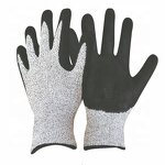 Cut-resistant Glove Factory - OEM/ODM Custom Black PU Coated Palmed Gloves Level 3/5