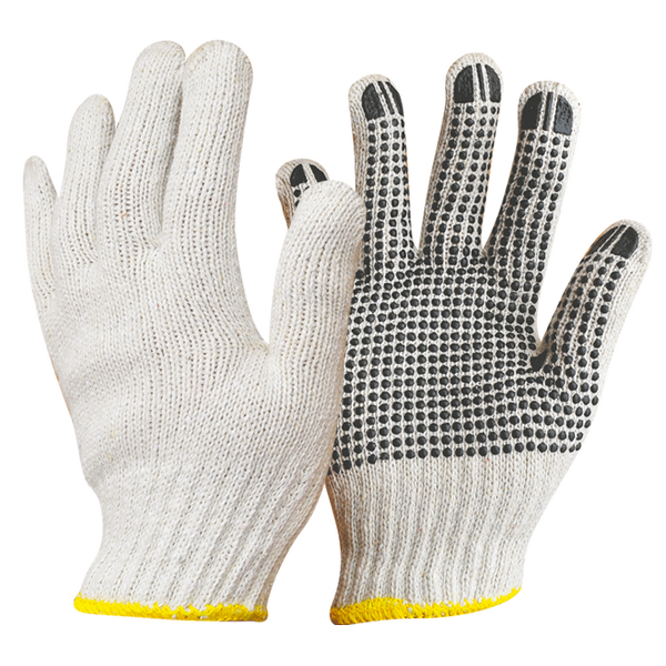 PVC Dotted Construction Gloves Factory - OEM/ODM Custom PVC Dotted Construction Cotton Safety Hand Gloves