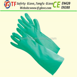 Green Nitrile Long Sleeve Gloves Manufacturer - OEM/ODM Custom Latex-Coated Green Nitrile Long Sleeve Gloves Anti-Static