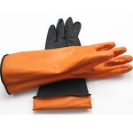 Anti-Slip Palm Work Gloves Manufacturer - OEM/ODM Custom Black Industrial Latex Non-Slip Palm Abrasion Resistant