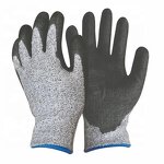 Cut-resistant Glove Factory - OEM/ODM Custom Black PU Coated Palmed Gloves Level 3/5