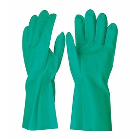 Green Nitrile Work Gloves Manufacturer - OEM/ODM Custom Wholesale Green 15 Mil Industry Nitrile Work Gloves