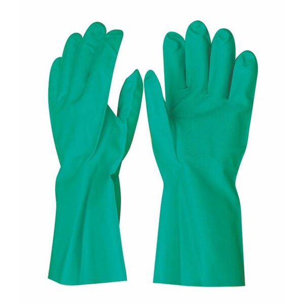Green Nitrile Work Gloves Manufacturer - OEM/ODM Custom Wholesale Green 15 Mil Industry Nitrile Work Gloves