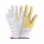 String Knit Pvc Dotted Gloves Factory - OEM/ODM Custom High Quality String Knit Pvc Dotted Fabric Work Glove