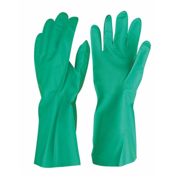 Green Nitrile Long Sleeve Gloves Manufacturer - OEM/ODM Custom Latex-Coated Green Nitrile Long Sleeve Gloves Anti-Static