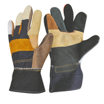 Short Leather Welding Work Glove Factory - OEM/ODM Custom Short Leather Welding Work Glove EN288 EN420