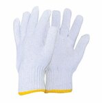 Labour Cotton Knitted Gloves Factory - OEM/ODM Custom Labour White Cotton Knitted Safety Work Gloves