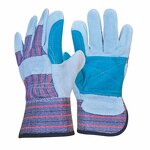 Industrial Leather Hand Gloves Factory - OEM/ODM Custom 10.5" Safety Reinforced Palm Leather Work Gloves EN388