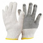 Cotton Dotted PVC Work Gloves Factory - OEM/ODM Custom Cotton Dotted PVC Work Gloves with Finger Tip Protector