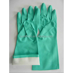 Green Nitrile Long Sleeve Gloves Manufacturer - OEM/ODM Custom Latex-Coated Green Nitrile Long Sleeve Gloves Anti-Static