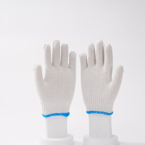 Cotton Polyester String Gloves Manufacturer - OEM/ODM Custom Cotton Polyester String Knit Shell Safety Work Gloves
