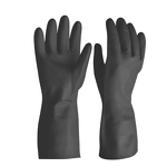 Industrial Protective Work Glove Manufacturer - OEM/ODM Custom Black Color Long-Sleeve Latex Industrial Glove