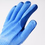 White Cotton Red Rubber Gloves Factory - OEM/ODM Custom White Cotton Red Rubber Laminated Cheap Polyester Gloves