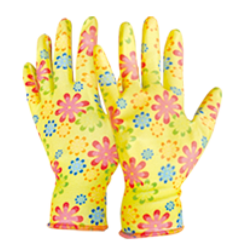 Colorful Nitrile Rubber Gloves Manufacturer - OEM/ODM Custom Colorful Nitrile Rubber Coated Gloves with Printing
