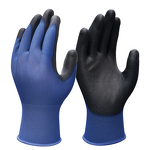 Polyurethane Coated Safety Glove Manufacturer - OEM/ODM Custom Factory Hot Selling Nylon PU Coated Safety Work Glove