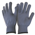 Dark Grey Cotton Gloves Manufacturer - OEM/ODM Custom Dark Grey Cotton Working Gloves Red Edge