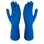 Yellow Long Latex Glove Factory - OEM/ODM Custom Yellow Long Latex Rubber Hand Glove for Household