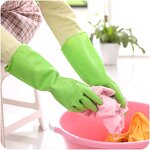 Household Rubber Washing Gloves Factory - OEM/ODM Custom Reusable Protective Household Rubber Washing Gloves