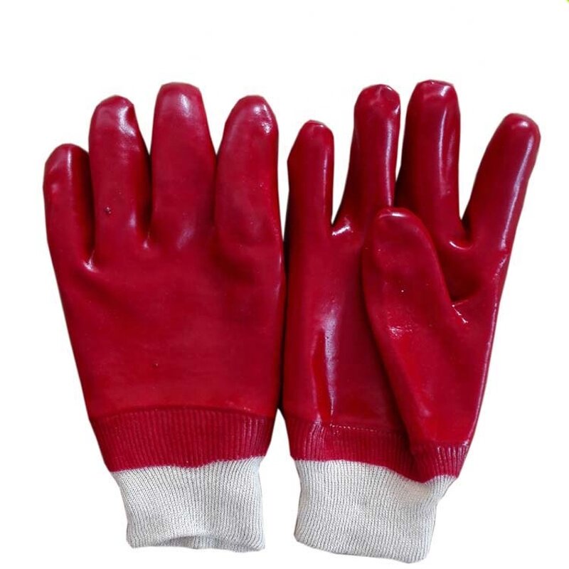 Oil Resistant Red Pvc Gloves Factory - OEM/ODM Custom Oil Resistant Red Pvc Work Gloves