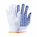 PVC Wave Dots Gloves Factory - OEM/ODM Custom TF Cotton Poly Knitted Gloves PVC Wave Dots Single Side