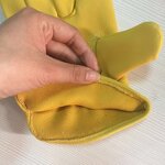 Yellow Deer Skin Driving Gloves Factory - OEM/ODM Custom Yellow Deer Skin Leather Driving Gloves