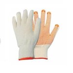 Rubber Cotton Liner Gloves Manufacturer - OEM/ODM Custom TF Rubber Cotton Liner PVC Dots Coated Gloves