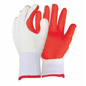 Diamond Pattern Rubber Gloves Manufacturer - OEM/ODM Custom Diamond Pattern Latex Laminated Rubber Palm Gloves