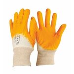 Yellow Nitrile Coated Working Gloves Factory - OEM/ODM Custom Knitted Wrist Yellow Nitrile Coated Working Gloves