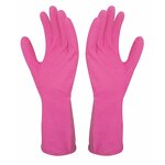 Yellow Latex Gloves Manufacturer - OEM/ODM Custom Hot Sale Yellow Color Long Flock Lined Latex Gloves