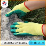 White Cotton Coated Green Latex Gloves Factory - OEM/ODM Custom Factory Price White Cotton Green Latex Gloves